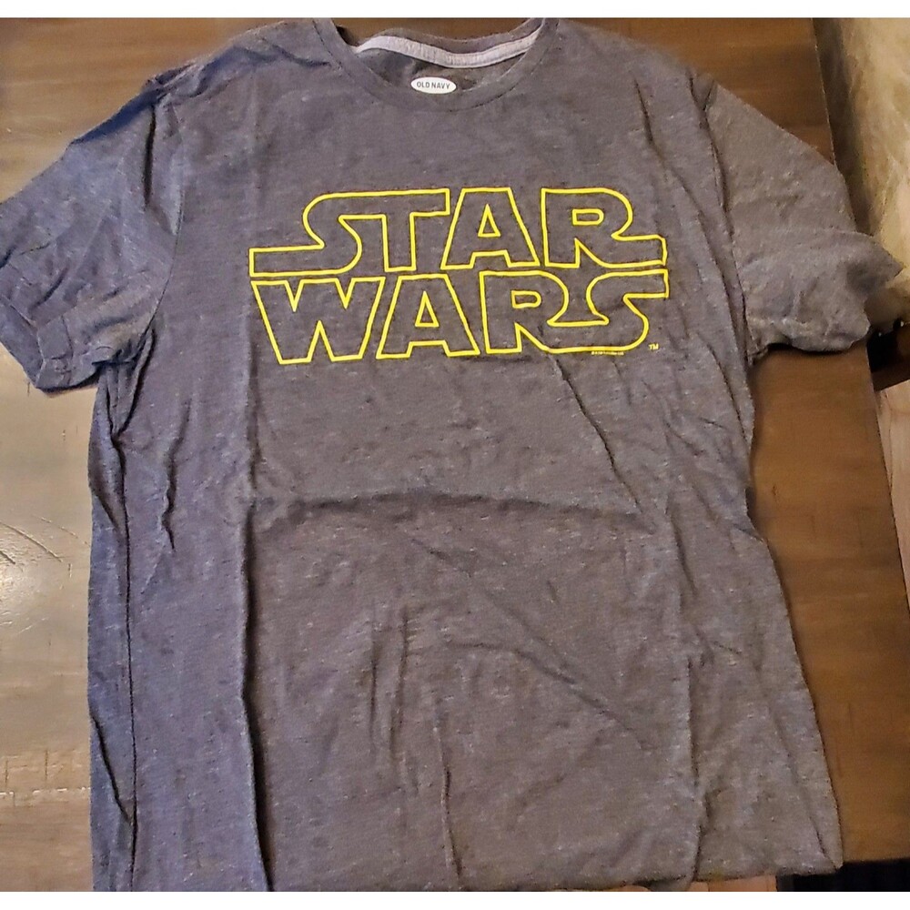 Star Wars Old Navy Mens Size Small Grey Shirt